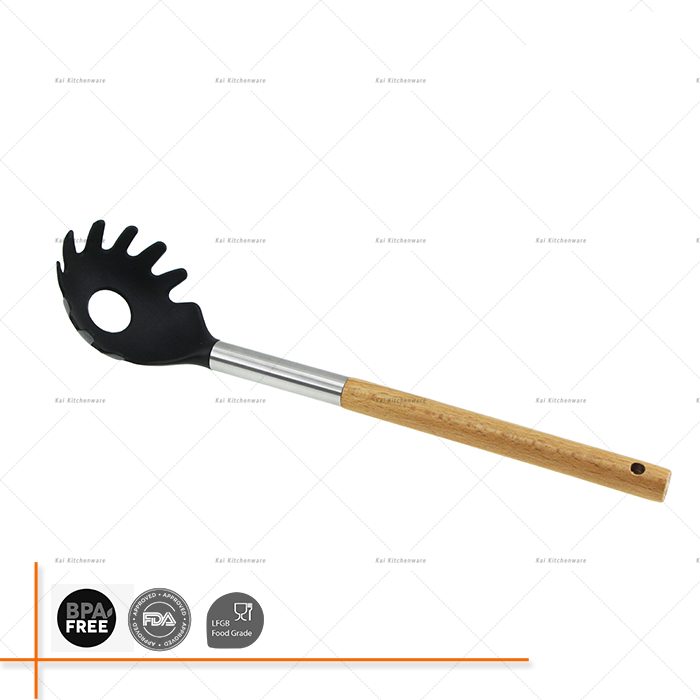 D00008 - Nylon Spaghetti Spoon with Beech Wood Handle | Kai Kitchenlife