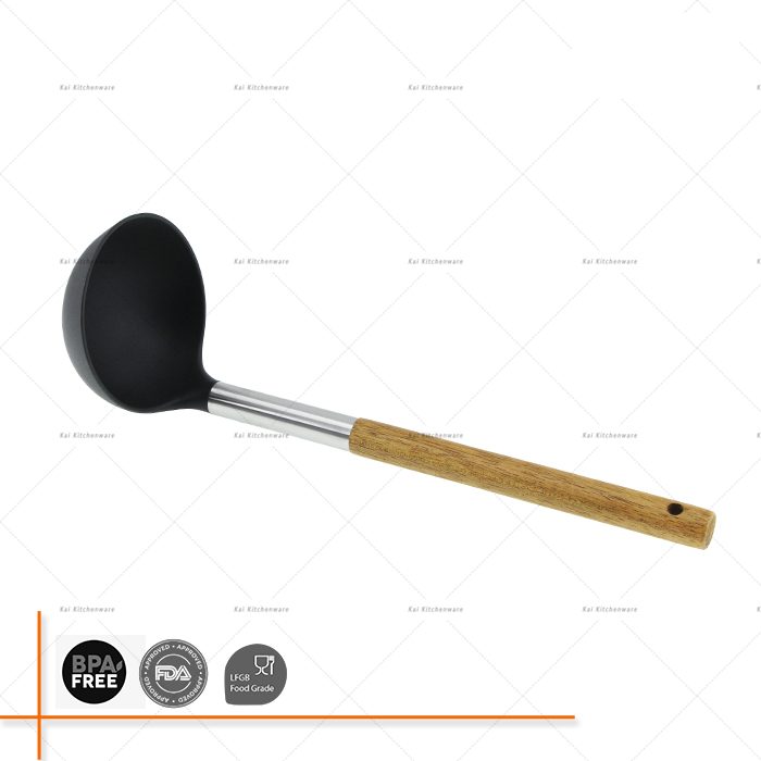 D00024 - Nylon Ladle with Acacia Wood Handle | Kai Kitchenlife