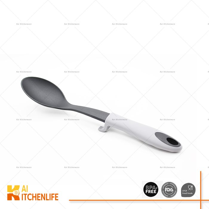 D00104 - Nylon Cooking Spoon with Rest | Kai Kitchenlife