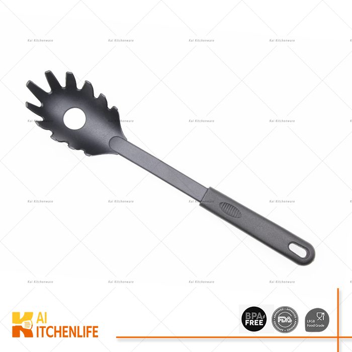 D00112 - Nylon Spaghetti Spoon,Black | Kai Kitchenlife