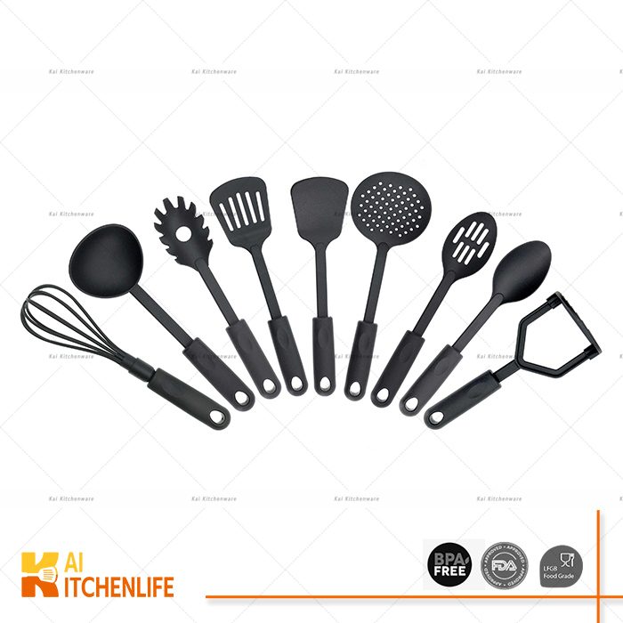 D00114 - Nylon Kitchen Tools Set, Black | Kai Kitchenlife