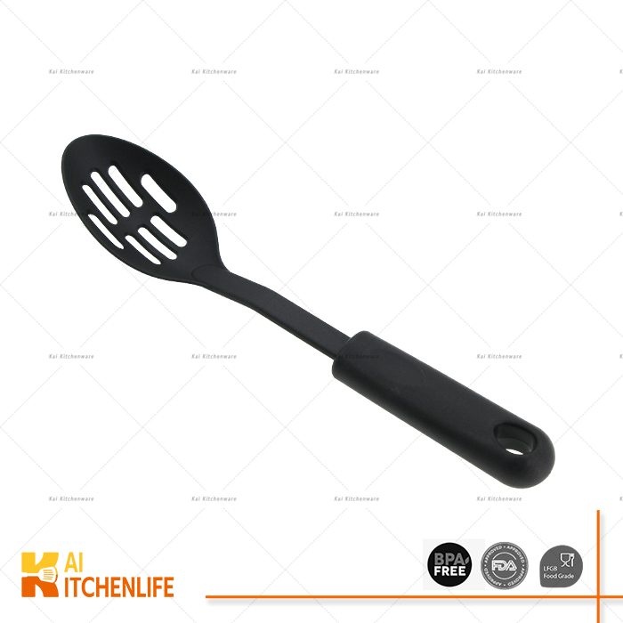 D00119 - Nylon Slotted Spoon with Plastic Handle | Kai Kitchenlife