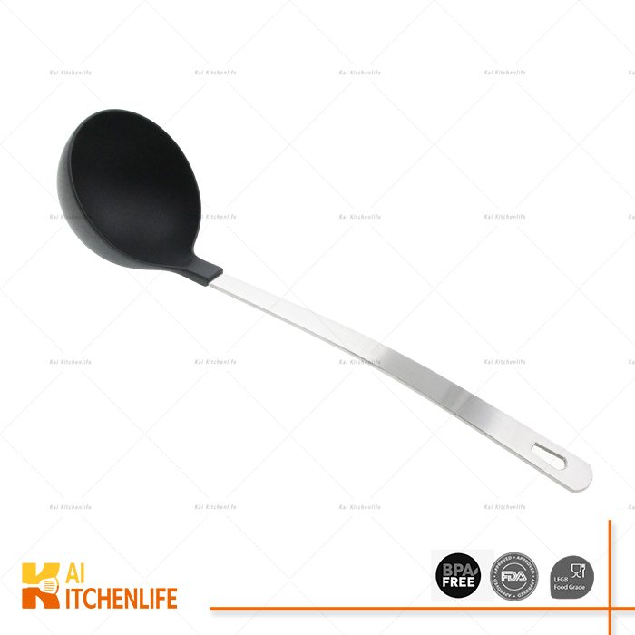 D00211 - Nylon Ladle with Stainless Steel Handle | Kai Kitchenlife