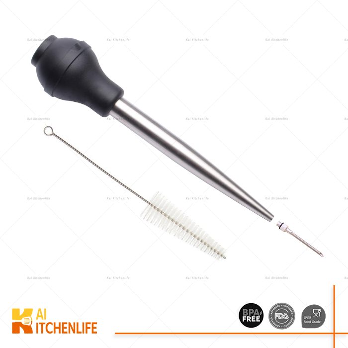 D00310 - Stainless Steel Turkey Baster Set | Kai Kitchenlife