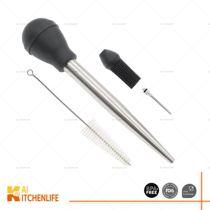 D00311 - Turkey Baster Set with Silicone brush Head | Kai Kitchenlife