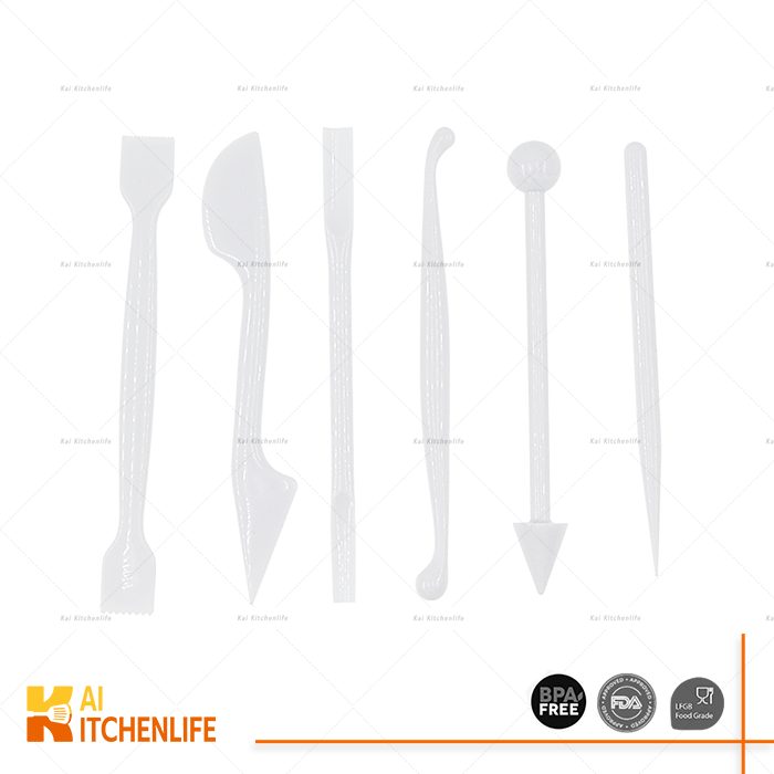 D00360 - 6 PCS Cake Decorating Modeling Tools | Kai Kitchenlife