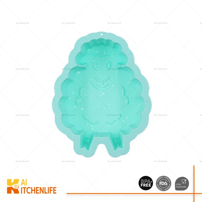 D00369 - Sheep Shape Silicone Cake Mold | Kai Kitchenlife