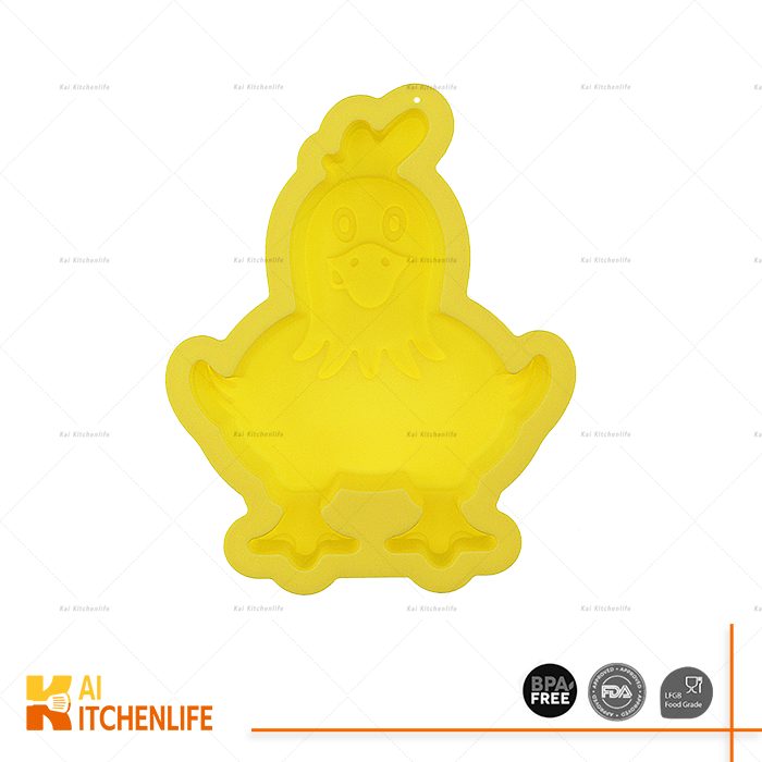 D00370 - Chicken Shape Silicone Cake Mold | Kai Kitchenlife
