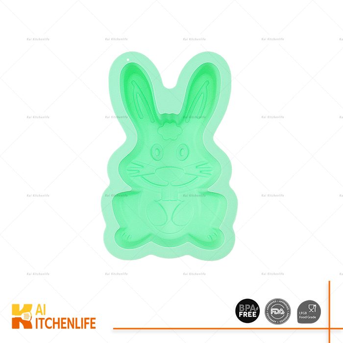 D00371 - Rabbit Shape Silicone Cake Mold | Kai Kitchenlife