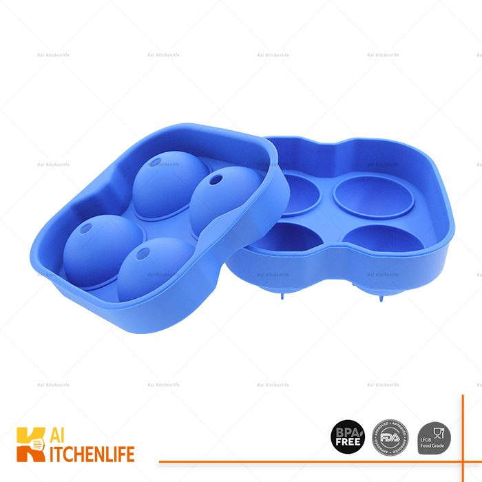 D00373 - Silicone Ice Ball Maker Mold | Kai Kitchenlife